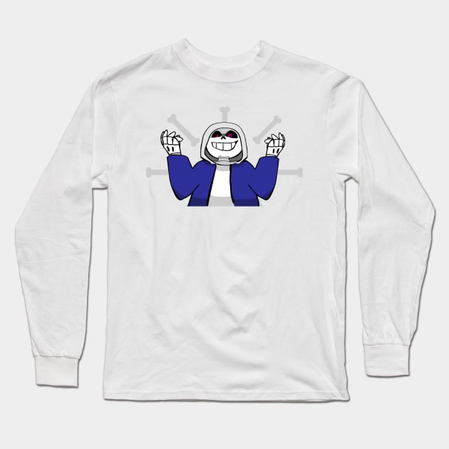 Freaks Meme DustSans Long Sleeve T-Shirt by SofiaArtFactory